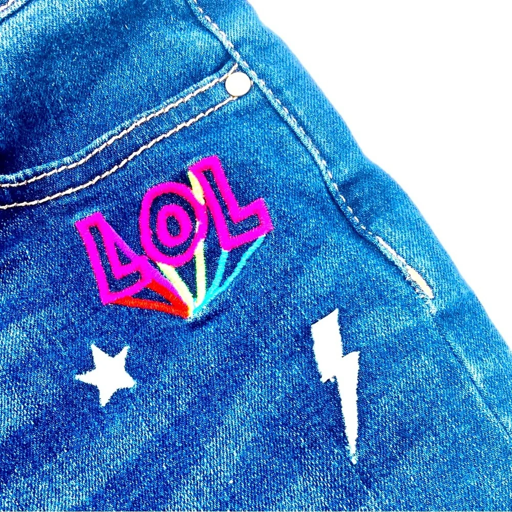 Girl’s Jordache Sequined Jean Shorts - Picture 4 of 9